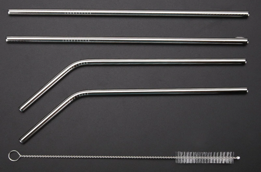 Набор трубочек-соломинок для напитков Primo MT4R/4G-2 метал 20 см 6 мм (856426213) - фото 4 Набор трубочек-соломинок для напитков Primo MT4R/4G-2 метал 20 см 6 мм (856426213) - фото 4