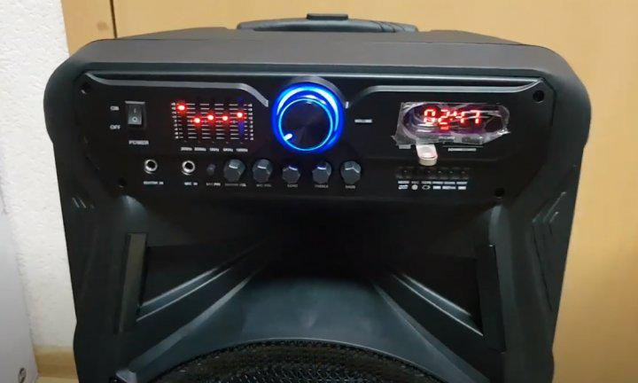 Колонка Bluetooth на акумуляторі ZPX ZX-7772 з бездротовим мікрофоном 350 Вт USB/Bluetooth/FM/TWS з пультом Чорний (21994252) - фото 3