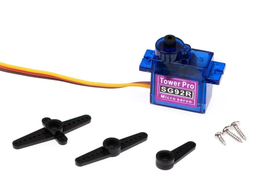 Сервопривод Servo Motor SG92R 180° цифровой нейлоновый редуктор для FPV дронов (00-00024858)