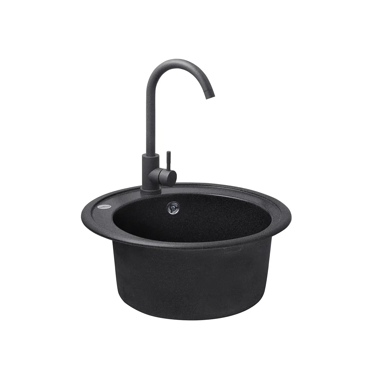 Комплект Kroner Komposit GRB Мойка кухонная/смеситель (KRP2IN1-19)