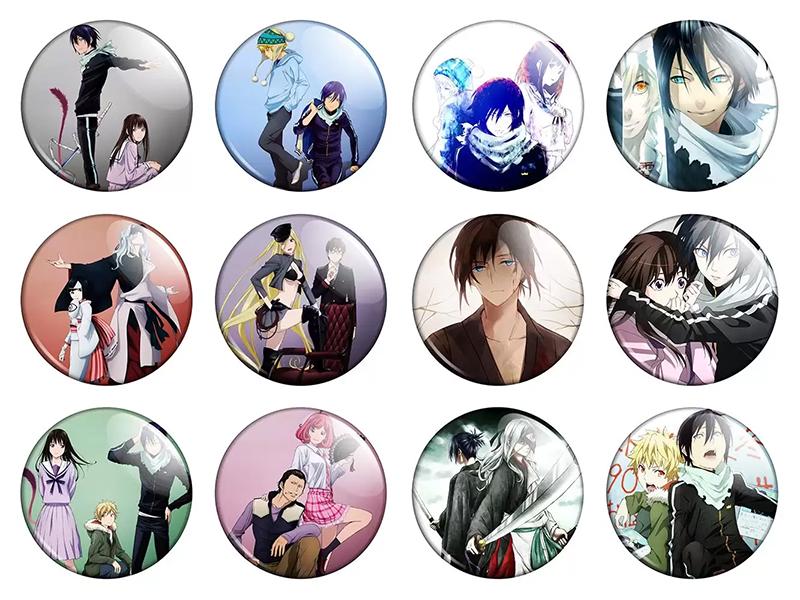 Набір значків Аніме Noragami 12 шт. (NZN00273)