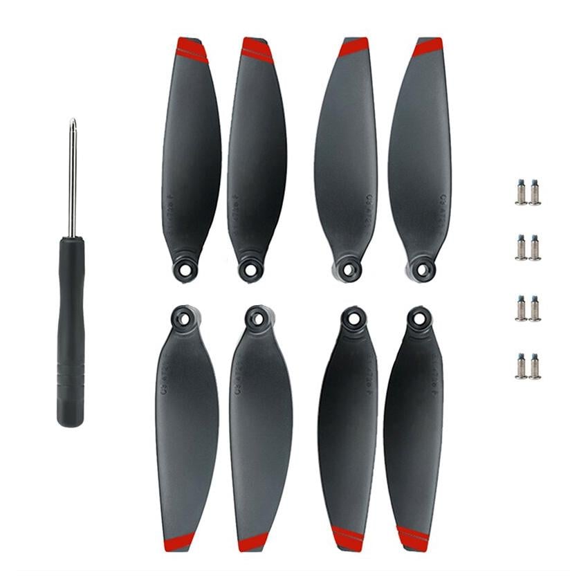 Комплект лопастей MaxFun H3 RED для DJI Mavic Mini 2/SE 8 шт.