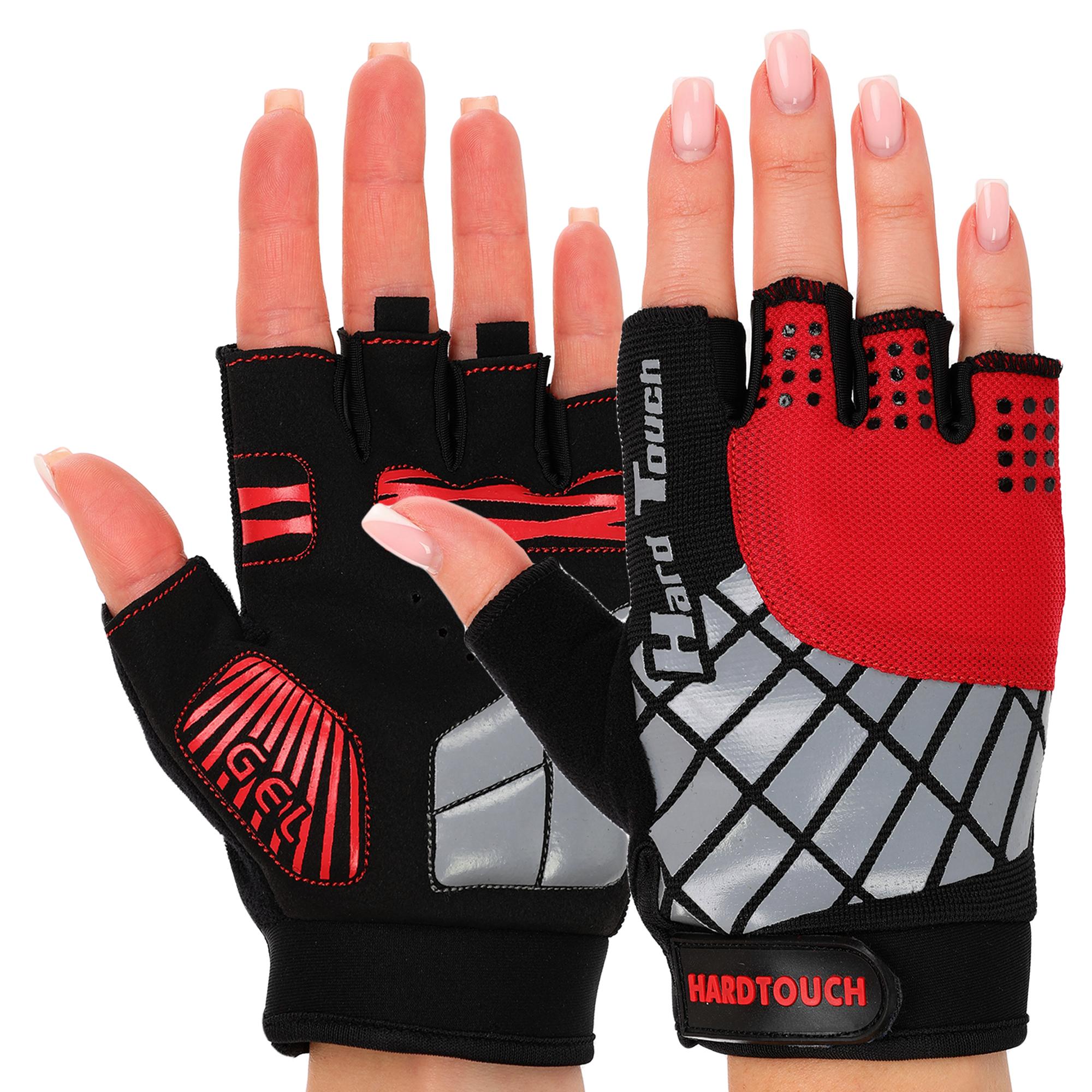 Перчатки для фитнеса и тренировок Hard Touch BC-8089 S Красный (684161922aa05974766ef846)
