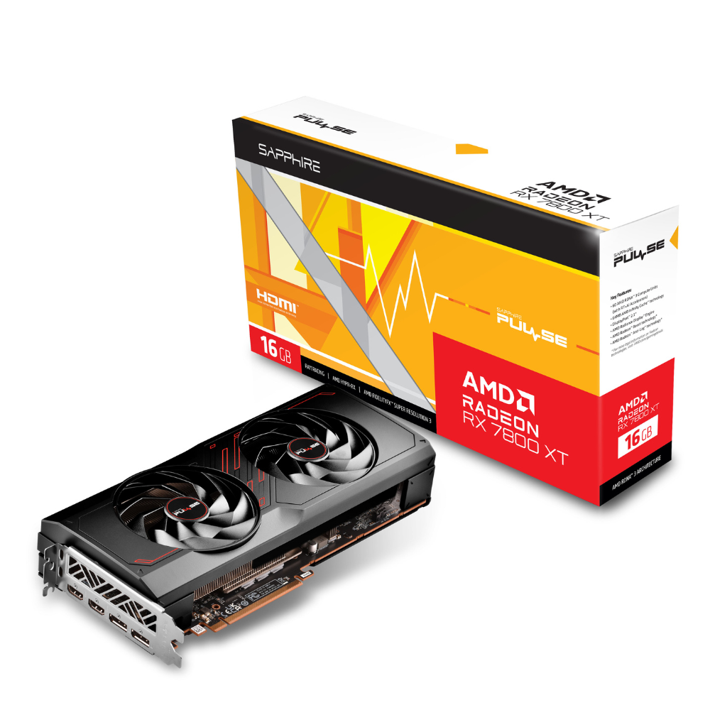 Відеокарта Sapphire AMD RX 7800 XT Pulse Gaming 16 ГБ GDDR6/19500 МГц (d608c91d) - фото 6