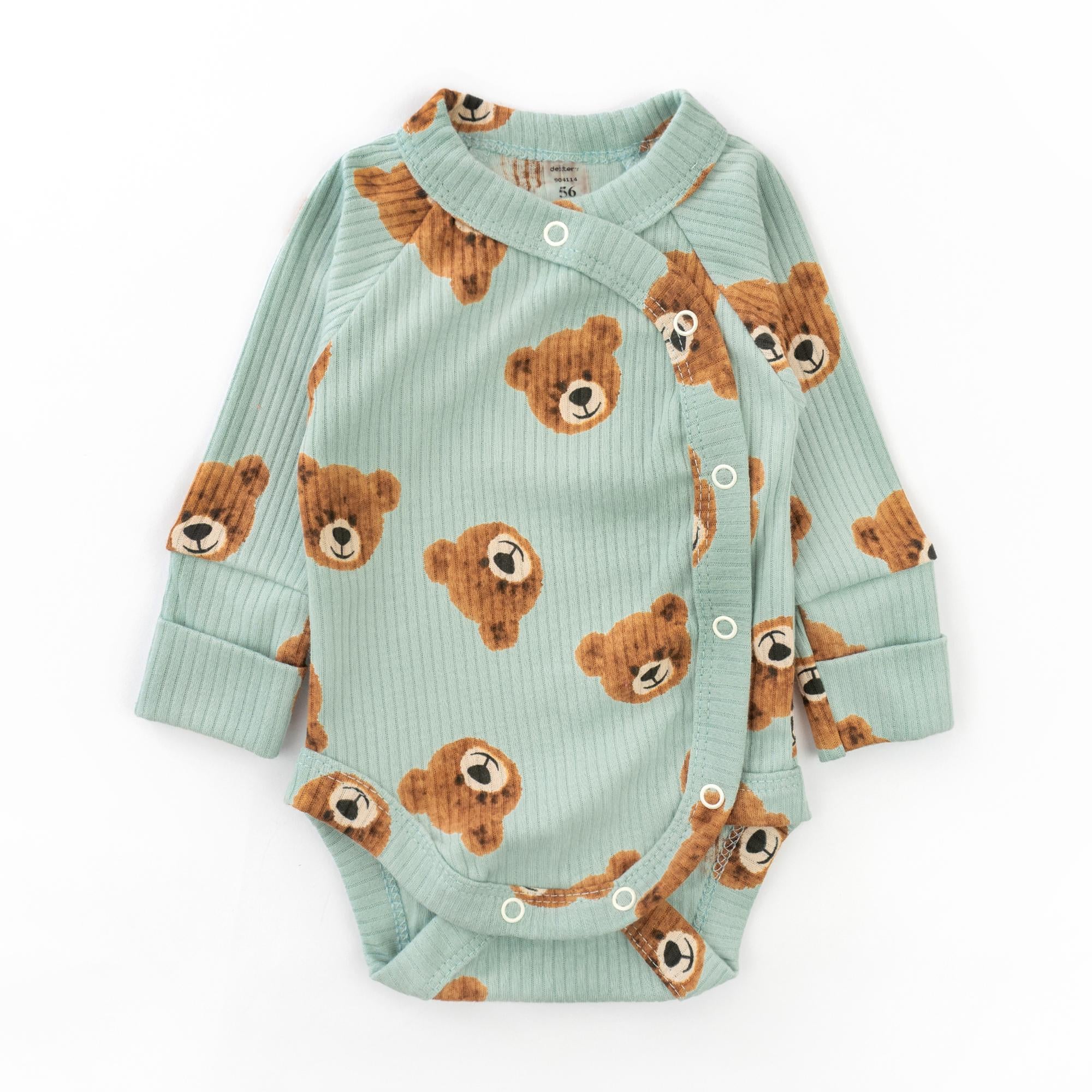 Боди для младенцев Dexter's Cute Bear 904114 с длинным рукавом с мишками 62 см (708191350)