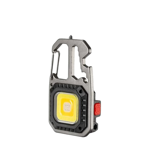 Фонарь многофункциональный 5138/KL-535-COB ULTRA white/yellow/red магнит/отвертка/карабин/Power indicator/USB-C