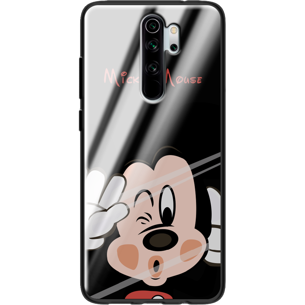 Чехол Boxface Xiaomi Redmi Note 8 Pro Mister M Черный силикон со стеклом (38222-cc58-38352)
