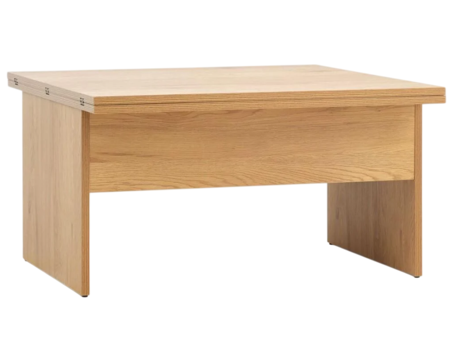 Стіл кавовий фліптоп 80/120 см Теплий дуб (fe6f5938)