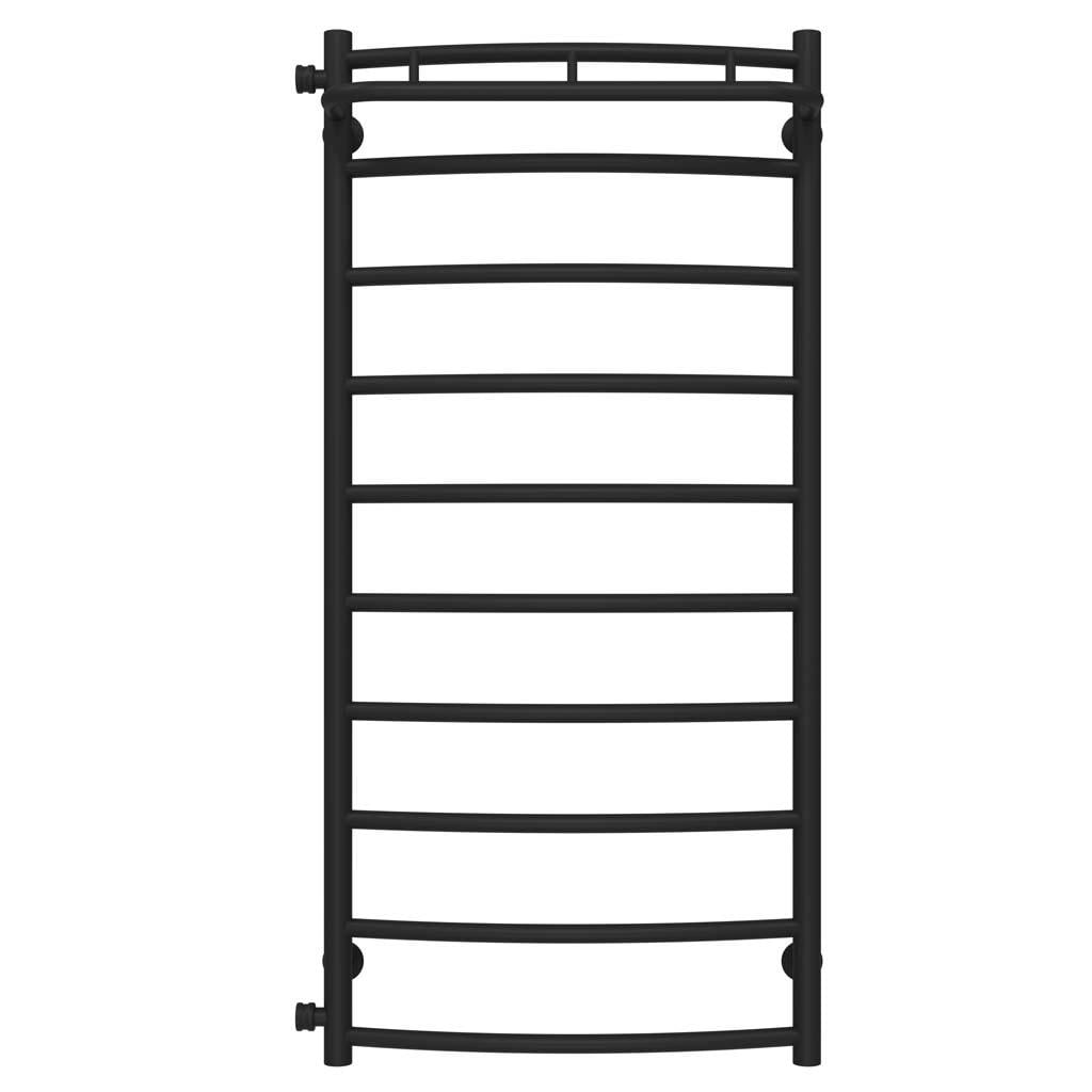 Рушникосушарка водяна Deffi Класік N П10 бокове ліве підключення нержавіюча сталь 500х1100 мм Чорний (C.KN.110.50.10.B.B)