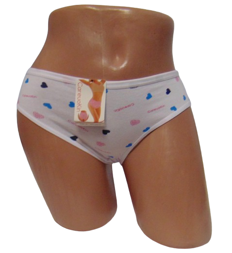 Труси Careuokin 8678 із сердечками XL Білий