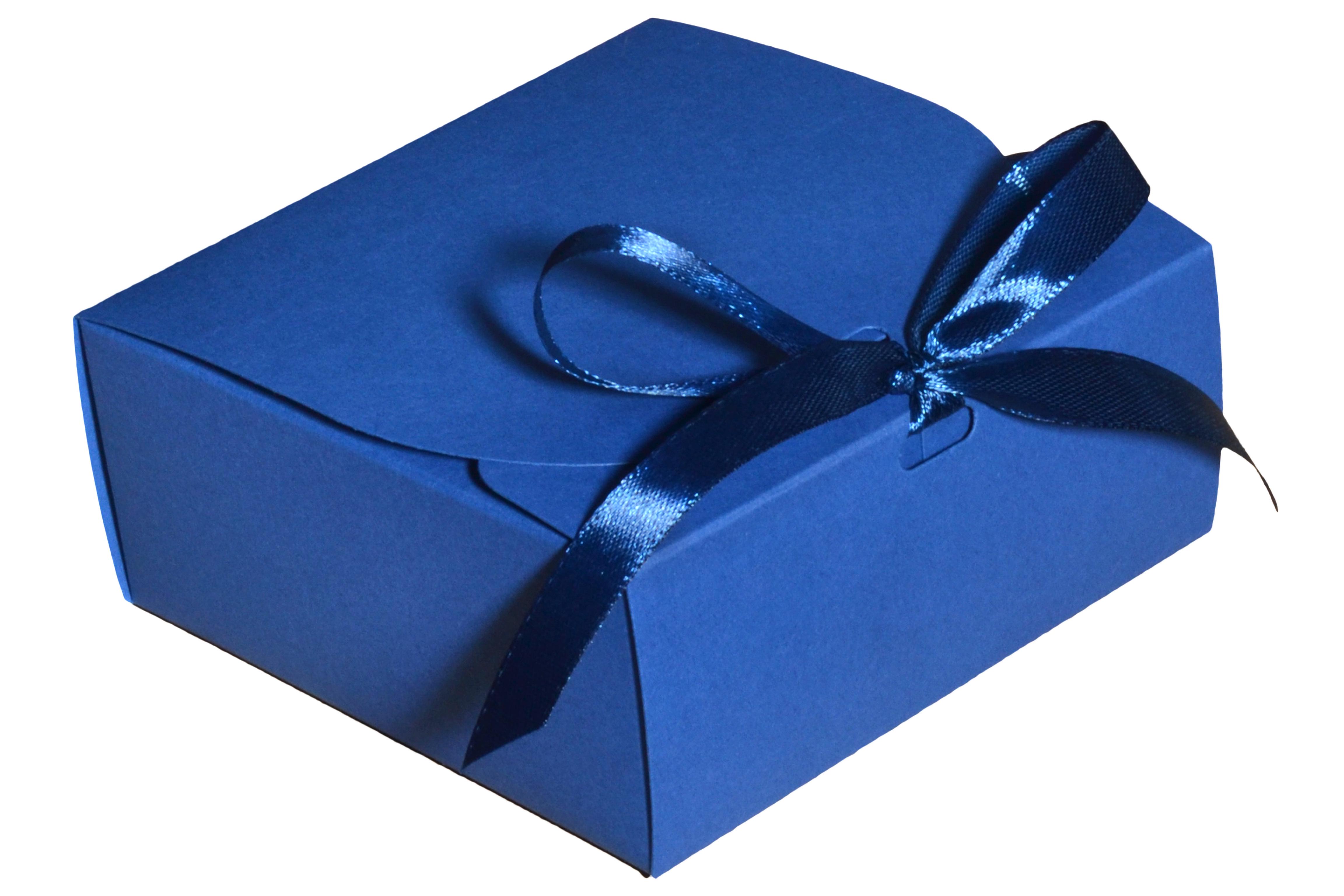 Коробка для подарунків з бантом 11,5х11,5х5 см Синій (467627034) - фото 1 Коробка для подарунків з бантом 11,5х11,5х5 см Синій (467627034) - фото 1