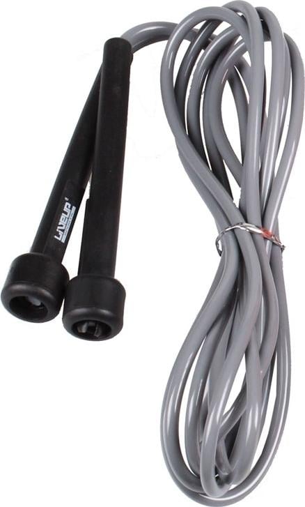 Скакалка LiveUp PVC JUMP ROPE Серо-черный (LS3115-g)