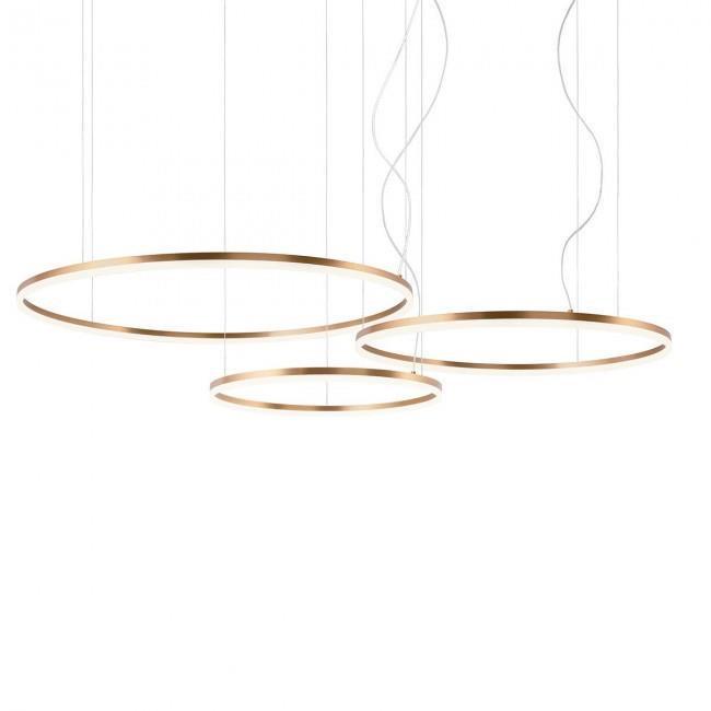 Светильник подвесной Redo ORBIT SU LED 163 W 4000 K D1000+800+600 BRASS 4.1.2-TRIAC 01-1925-TRIAC