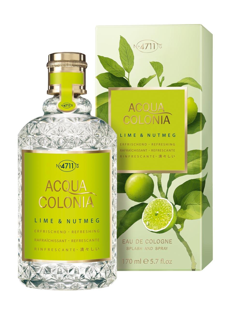 Одеколон унисекс 4711 Aqua Colognia Lime & Nutmeg 170 мл (28832)