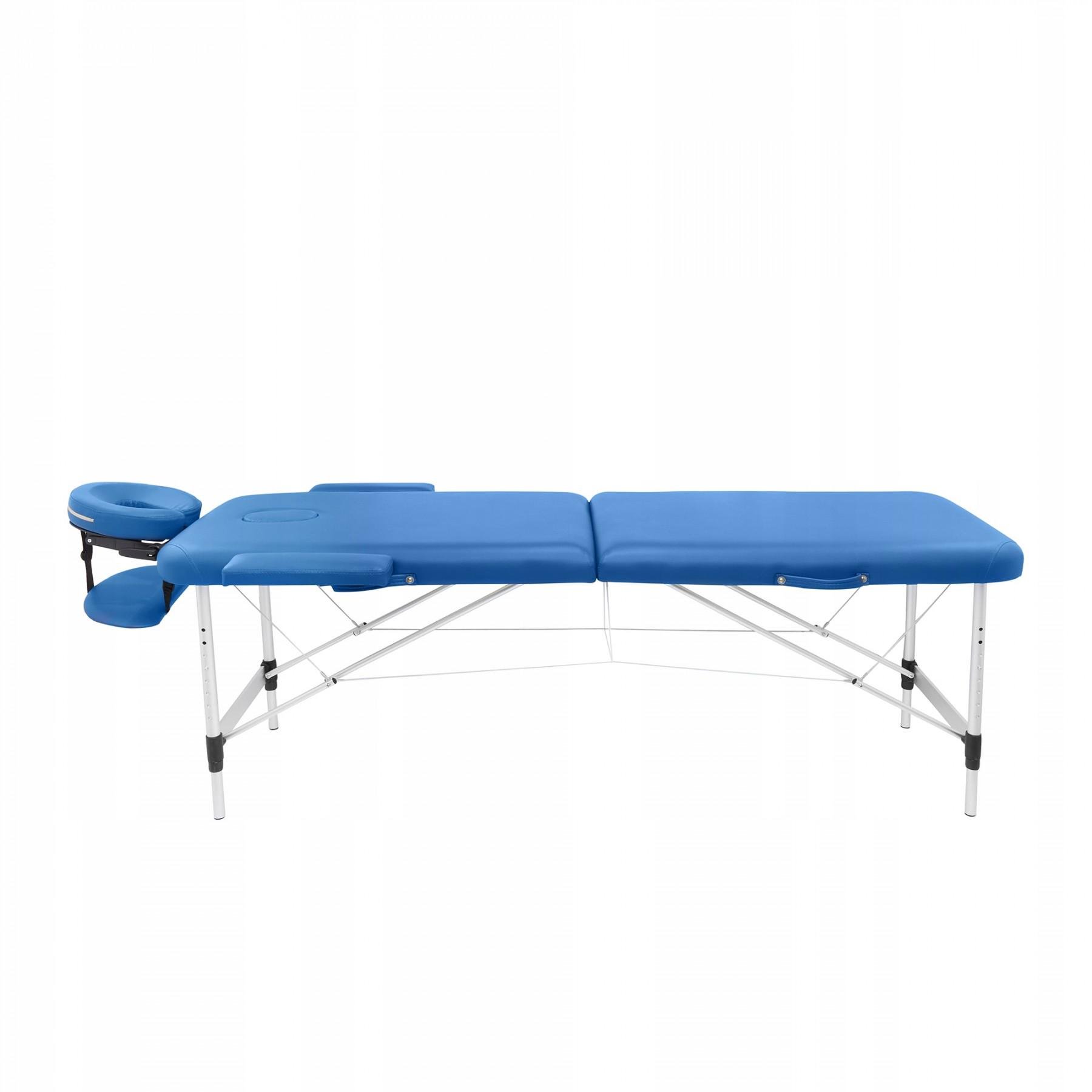 Масажний стіл складний 4fizjo Massage Table Alu W60 Blue (39446) - фото 9