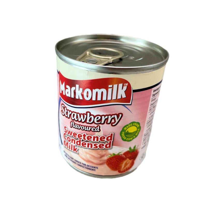 Згущене молоко Markomilk з ароматом полуниці 397 г (CM-M-Strawberry) - фото 1 Згущене молоко Markomilk з ароматом полуниці 397 г (CM-M-Strawberry) - фото 1