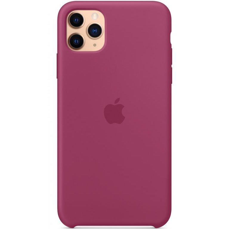 Силиконовый чехол накладка Apple Silicone Case for iPhone 11 Pro Max, Pomegranate (HC)