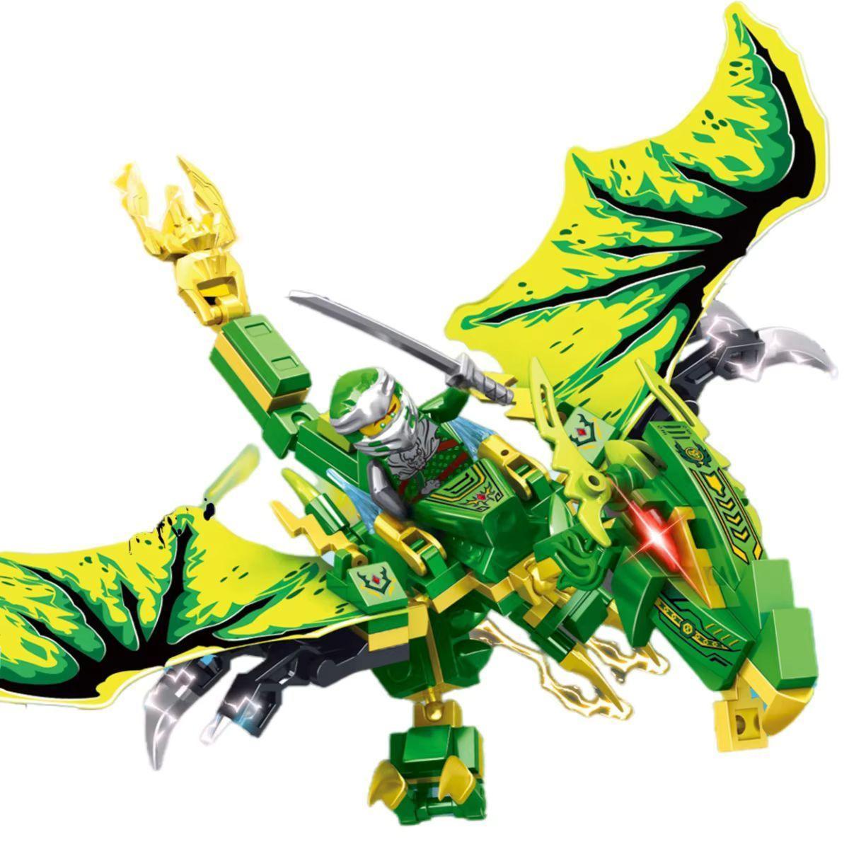 Конструктор Ninjago Ллойда лісовий дракон 140 деталей Зелений (513)