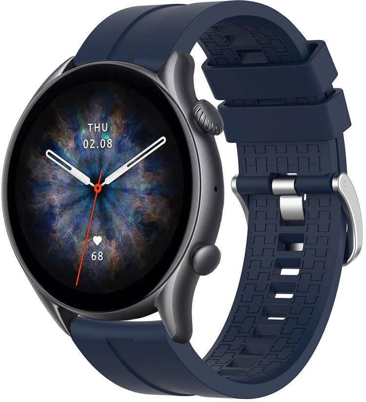 Ремешок Puzzle для Amazfit GTR 3 Pro Dark Blue (25496-5D)