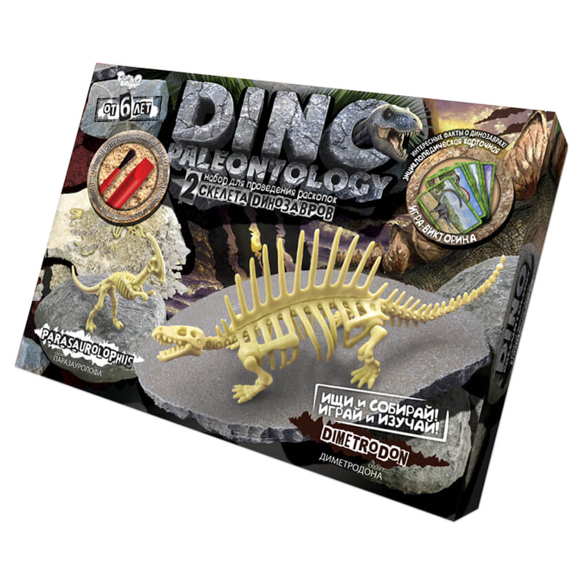 Набор для экспериментов Danko Toys для проведения раскопок DINO PALEONTOLOGY в коробке Диметродон 40х28,5х6 см от 6 лет (ID-175-E-3) Набор для экспериментов Danko Toys для проведения раскопок DINO PALEONTOLOGY в коробке Диметродон 40х28,5х6 см от 6 лет (ID-175-E-3)