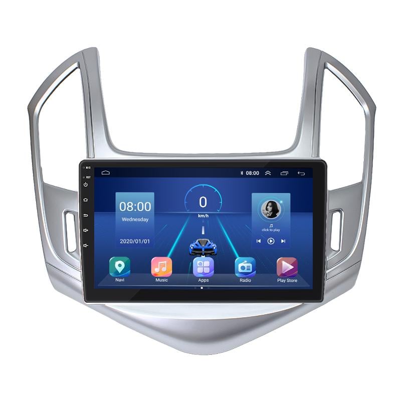 Штатная магнитола Lesko для Chevrolet Cruze I Рестайлинг 2012-2016 экран 9" 6/128Gb 4G Wi-Fi GPS Top Шевроле