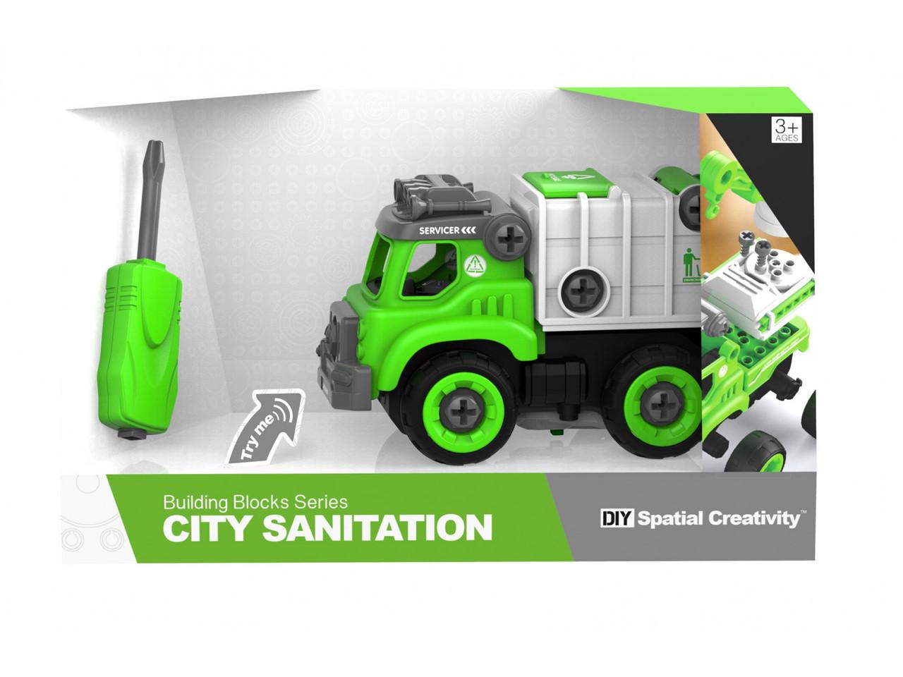 Машина-конструктор Мусоровоз LM8062-SZ-1 27 деталей (LM8041-SZ-1/295)