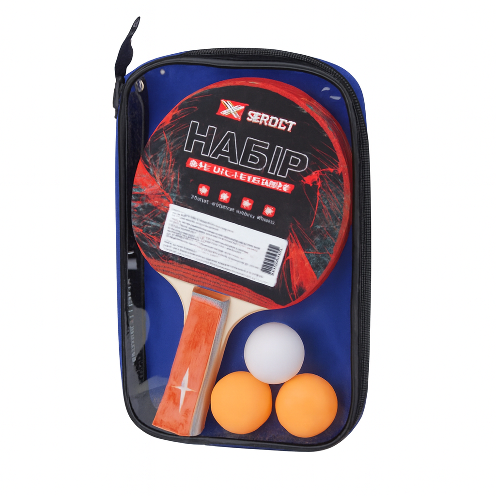 Игровой набор для пинг-понга MS 0221 3 шарика 2 ракетки 17х27х7 см Разноцветный (31153048) Игровой набор для пинг-понга MS 0221 3 шарика 2 ракетки 17х27х7 см Разноцветный (31153048)