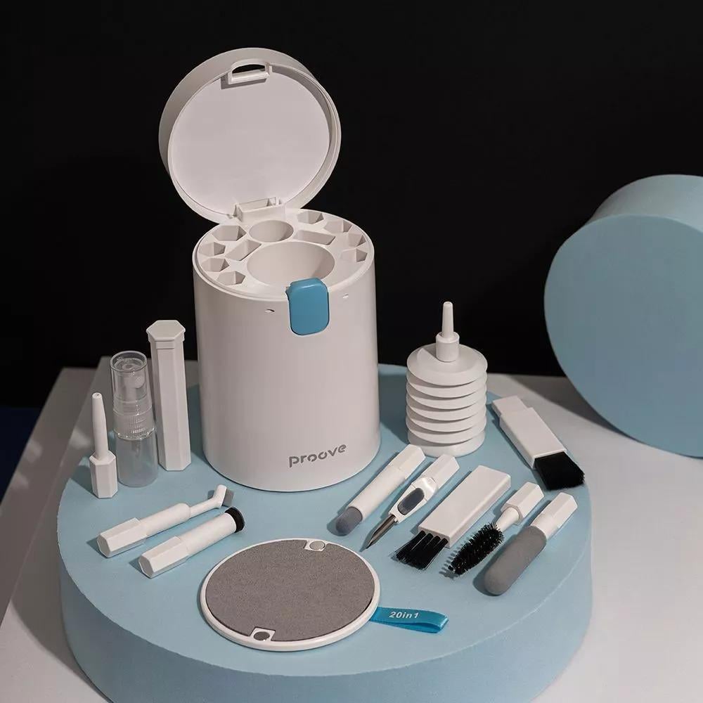 Набор для чистки гаджетов PROOVE Mr. Cleaner 20in1 White (MCS00002002) - фото 3 Набор для чистки гаджетов PROOVE Mr. Cleaner 20in1 White (MCS00002002) - фото 3