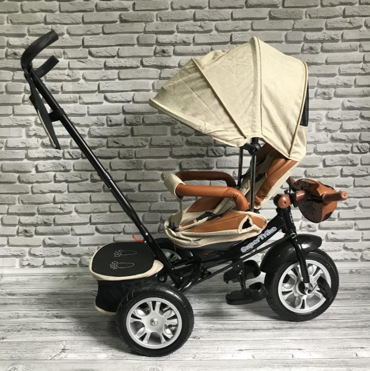 Велосипед трехколесный Best Trike 5099-1 Бежевый (KAR-50991BEZH) - фото 4