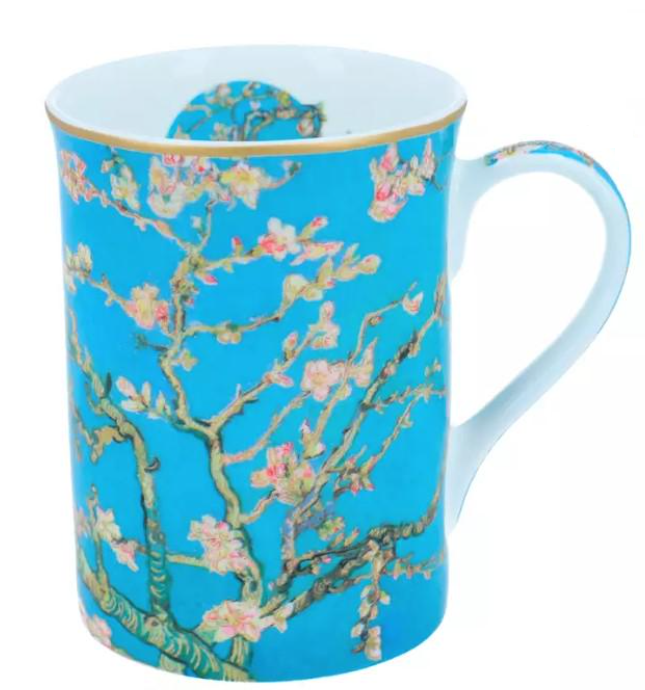 Кружка фарфоровая Carmani Ван Гог Цветение миндаля 360 мл (830-2308)