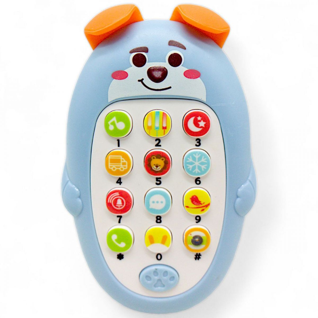 Детская развивающая игрушка A-Toys телефон Медвежонок A626-10 Голубой (2391743526) Детская развивающая игрушка A-Toys телефон Медвежонок A626-10 Голубой (2391743526)
