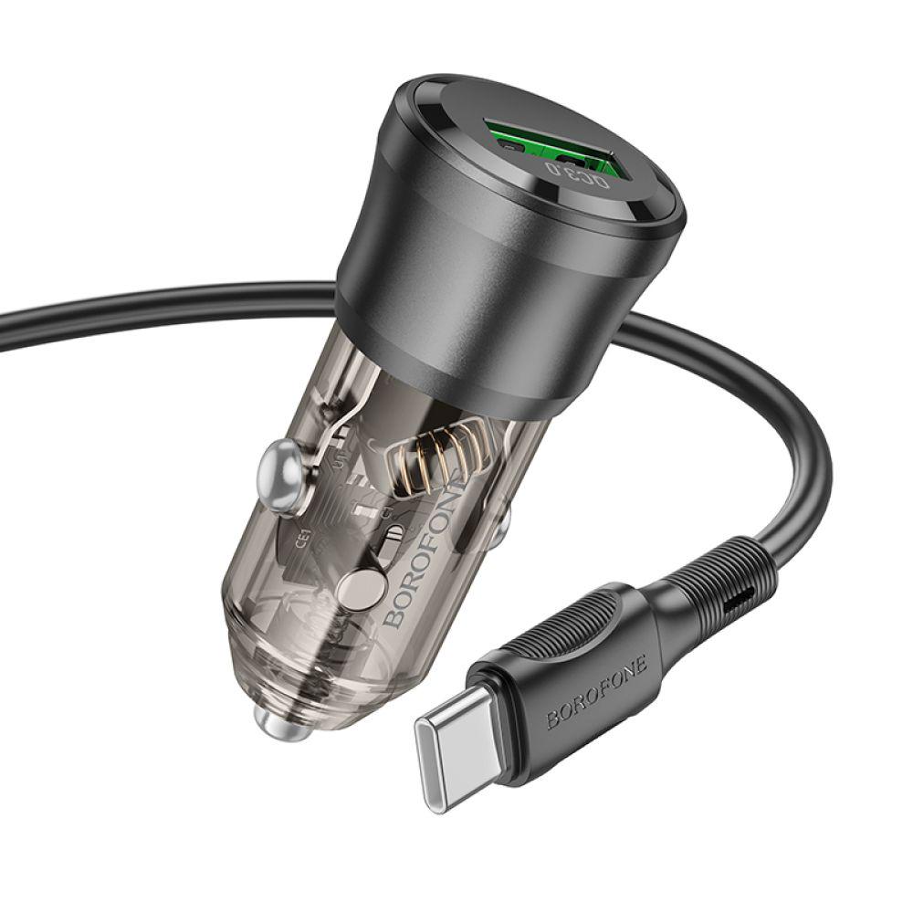 Зарядний пристрій автомобільний Borofone BZ23 1USB QC18W+Type-C (28213004) - фото 6 Зарядний пристрій автомобільний Borofone BZ23 1USB QC18W+Type-C (28213004) - фото 6