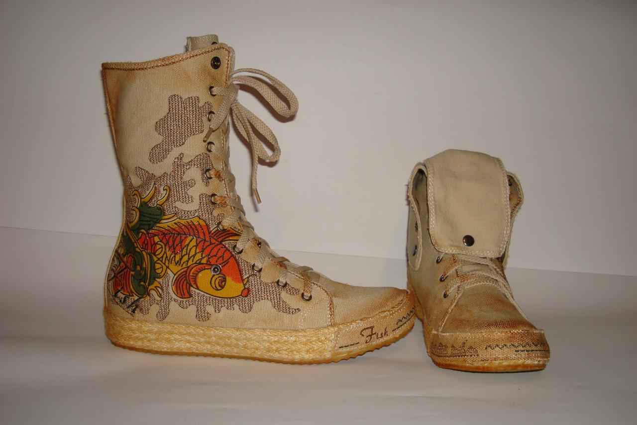 Кеди жіночі Linda р. 37 23,5 см Бежевий - фото 3