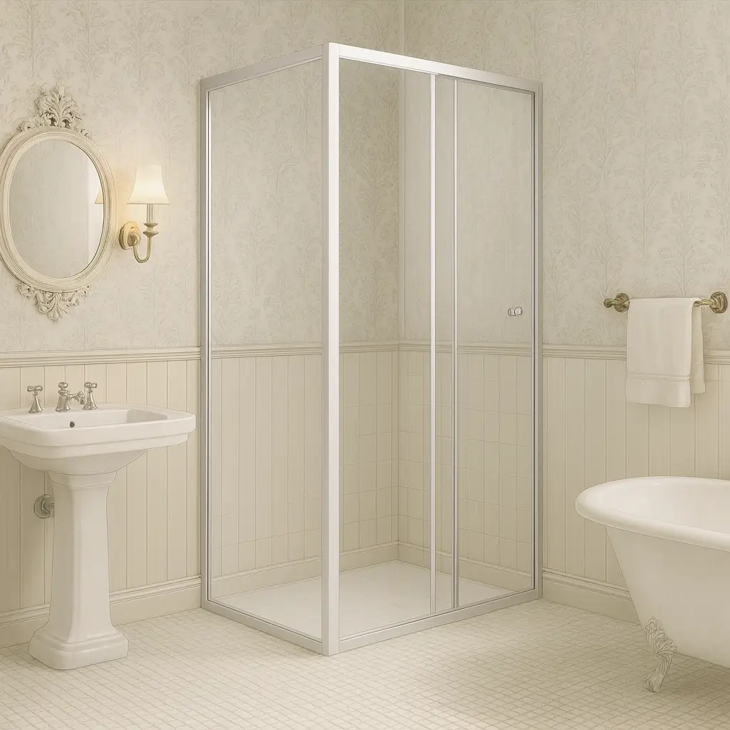 Душевая кабина Shower NEPTUN без поддона прозрачное стекло 6 мм 120х90х190 см Хром (C15271)