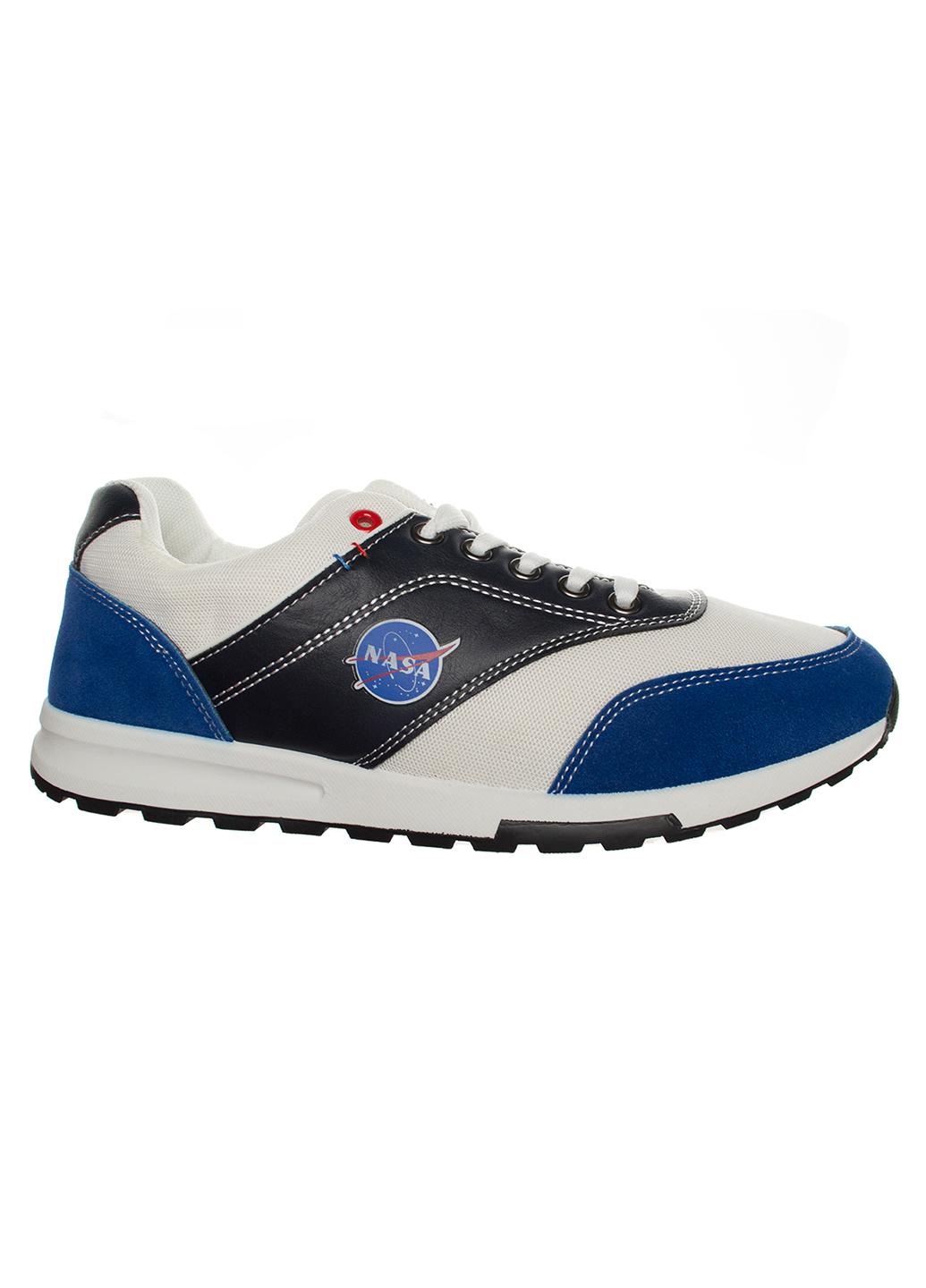 Кроссовки Nasa Trainers CLS р. 40 25,7 см White/Blue (CSK1-40) - фото 4