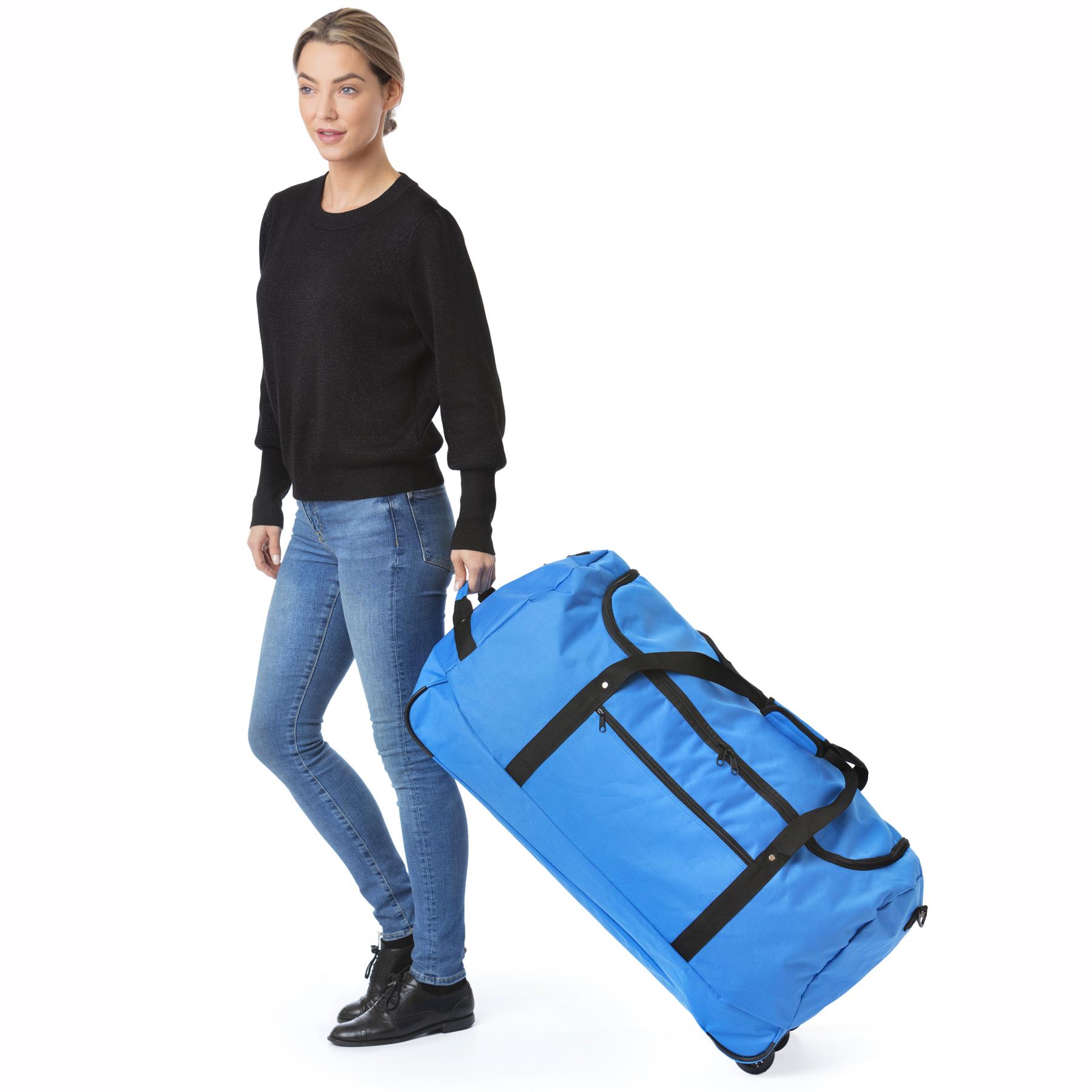 Сумка дорожная на колесах TravelZ Wheelbag 100 Blue (603093) - фото 4