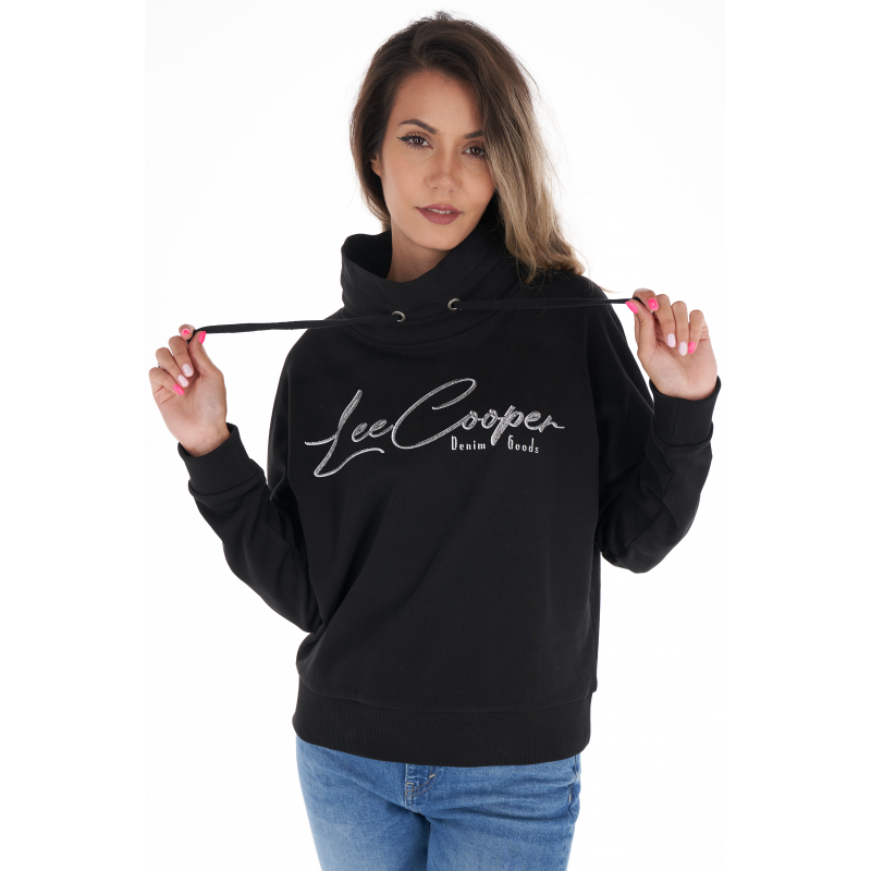 Світшот жіночий Lee Cooper L Чорний (20395355)