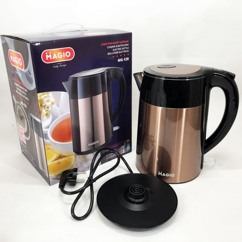 Електрочайник Magio MG-128 1,8 л 1850W (26202696) - фото 12 Електрочайник Magio MG-128 1,8 л 1850W (26202696) - фото 12