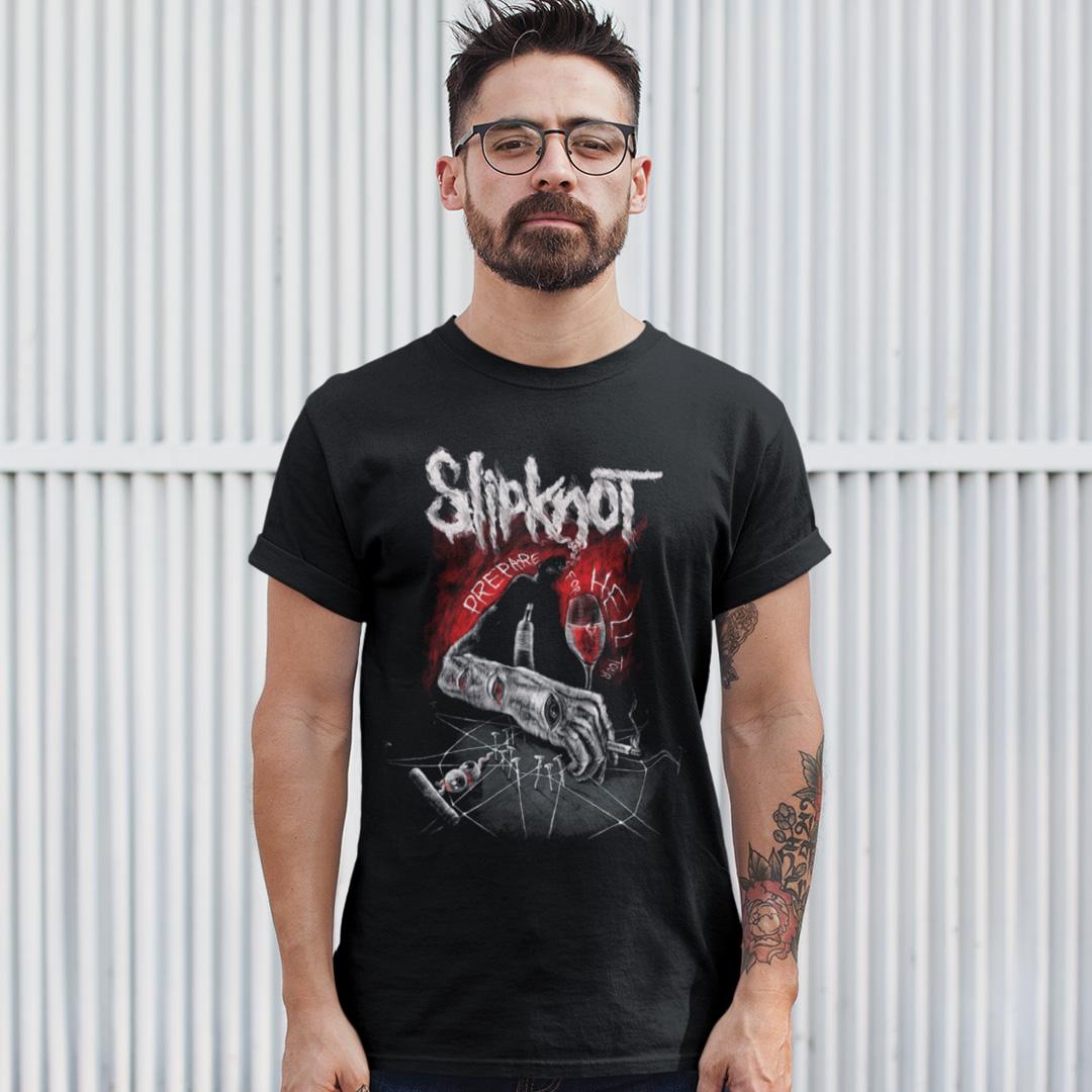 Футболка унисекс Slipknot Prepare For Hell Tour 4XL Черный (0000009967)
