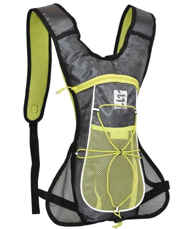 Рюкзак спортивный SEMI LINE 3289 7 Grey/Yellow (DAS303087)