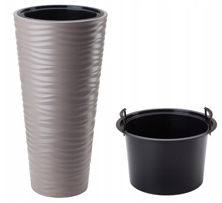 Горшок Form-Plastic Sahara slim-35 Бежевый (2790-051)