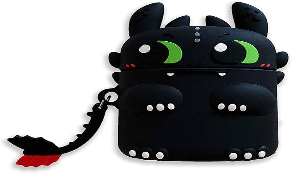 Чехол силиконовый Alitek Ночная Фурия Беззубик для наушников Apple AirPods 4 Ночная Фурия Беззубик (00111)