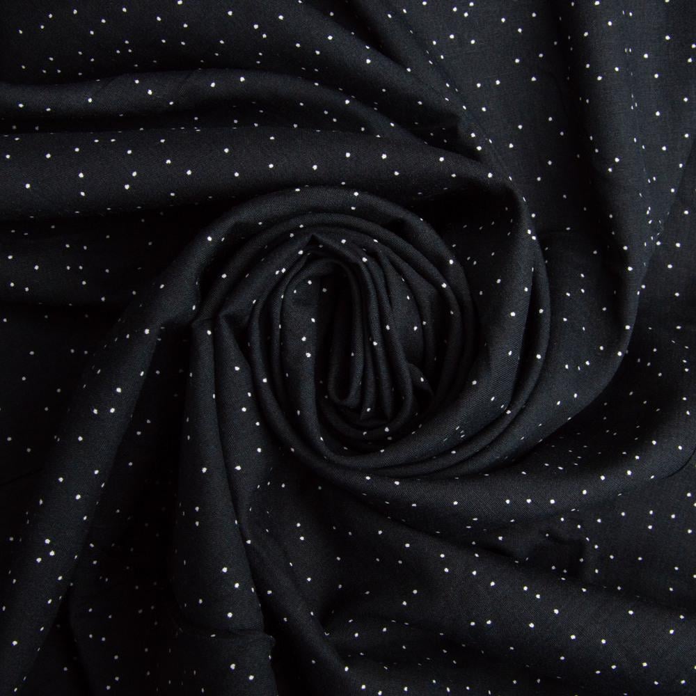 Ткань платяная штапель вискоза Точки 140 г/м2 145 см (26554)