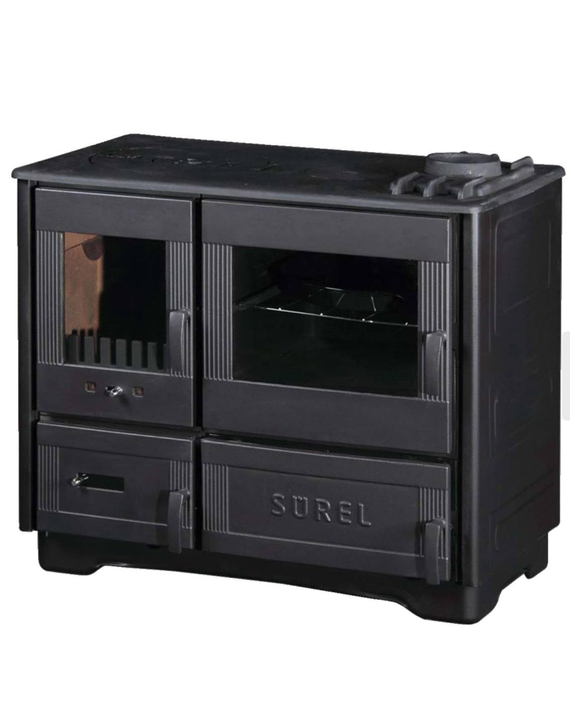 Печь-кухня дровяная Duval EK-5136BL с духовкой (0076)