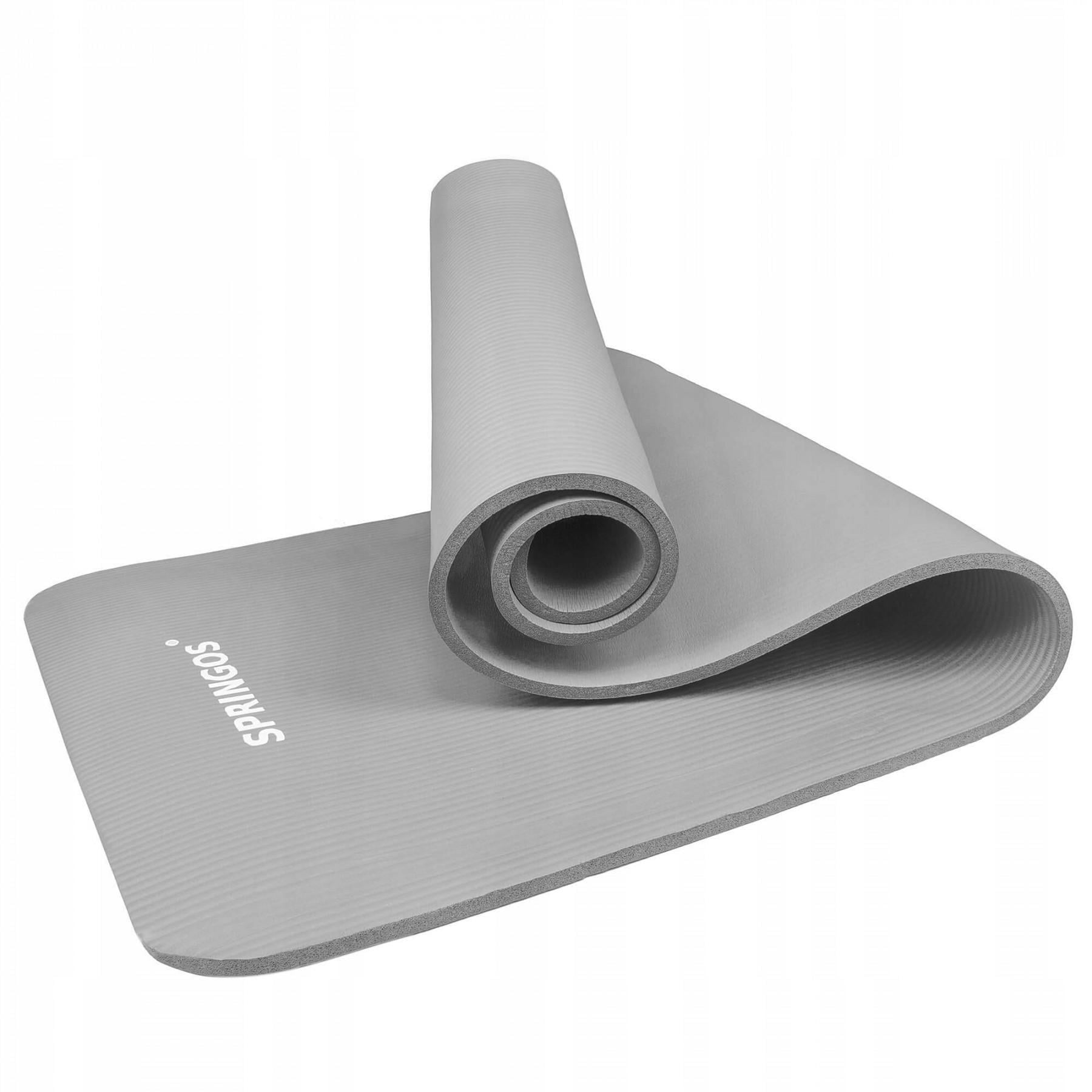 Коврик для фитнеса Springos NBR 1,5 см Light Grey (YG0041)