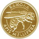 Коллекционные монеты Украина 2 гривны 2010 года Пчела Proof (KM#572) - фото 3