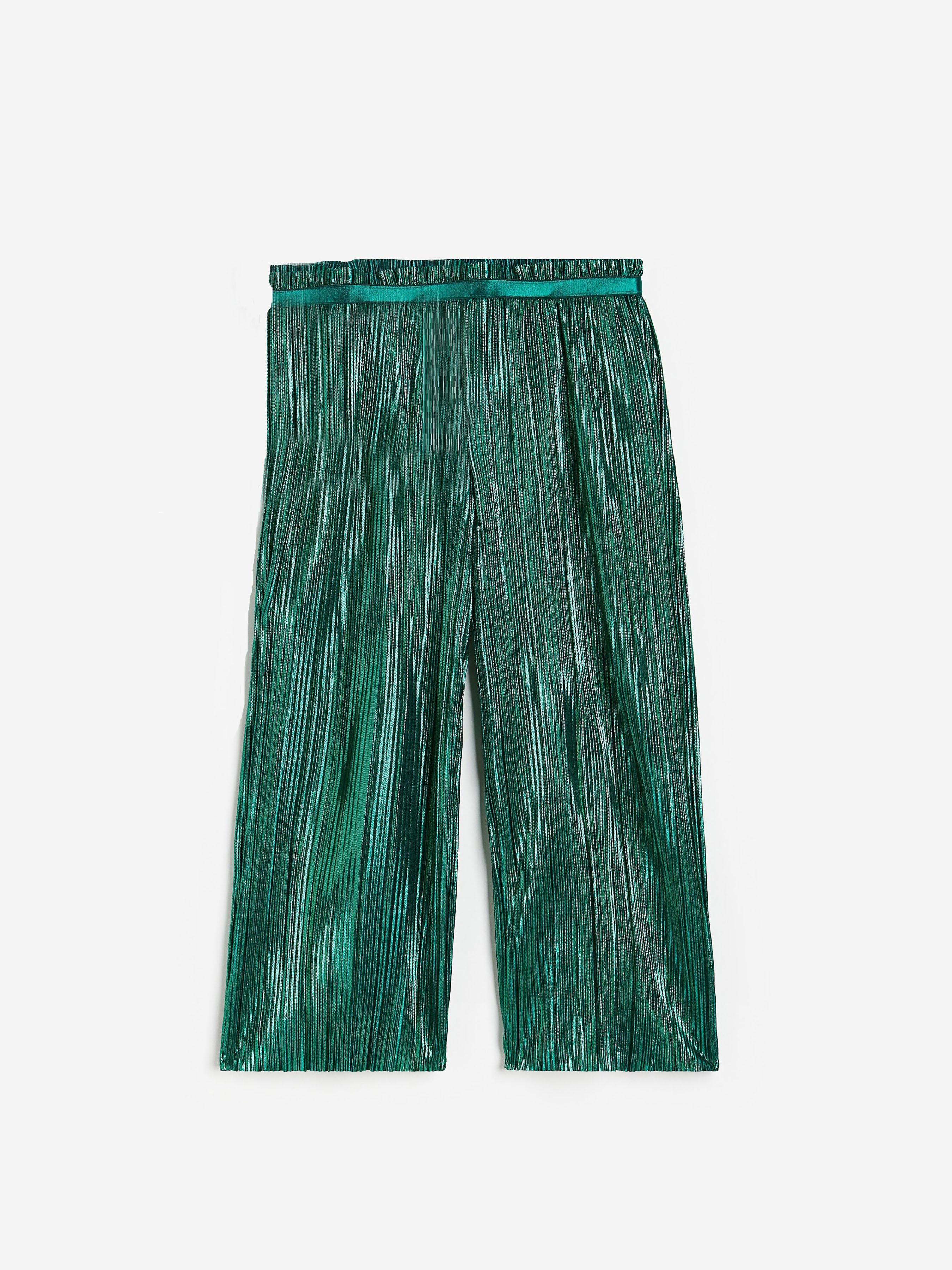 Штани H&M 128 см Смарагдовий (X1601114095)