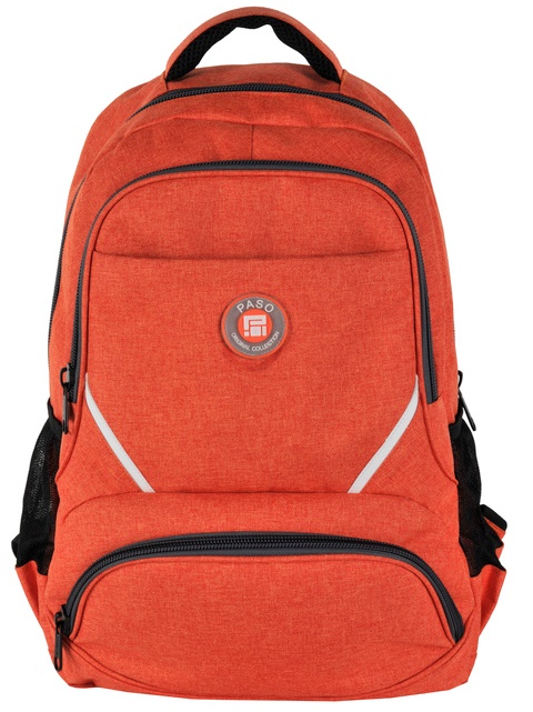 Рюкзак городской PASO молодежный 21 л Красный (16-1840P)