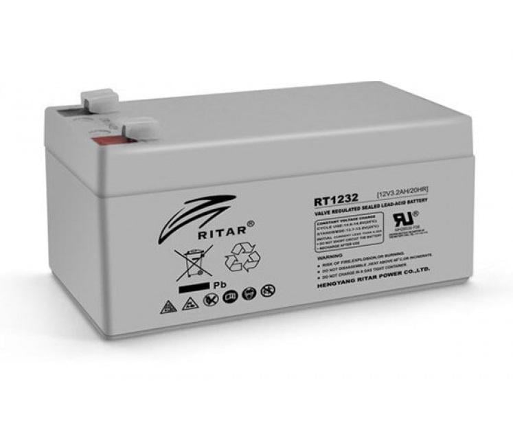 Батарея акумуляторна Ritar AGM RT1232 12 V 3,2 Ah