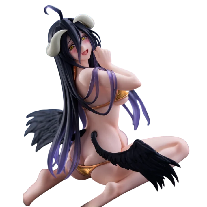 Фигурка аниме Taito Albedo Desktop Cute Swimsuit Ver Renewal TAIKURE Exclusive 15 см (3011017061)